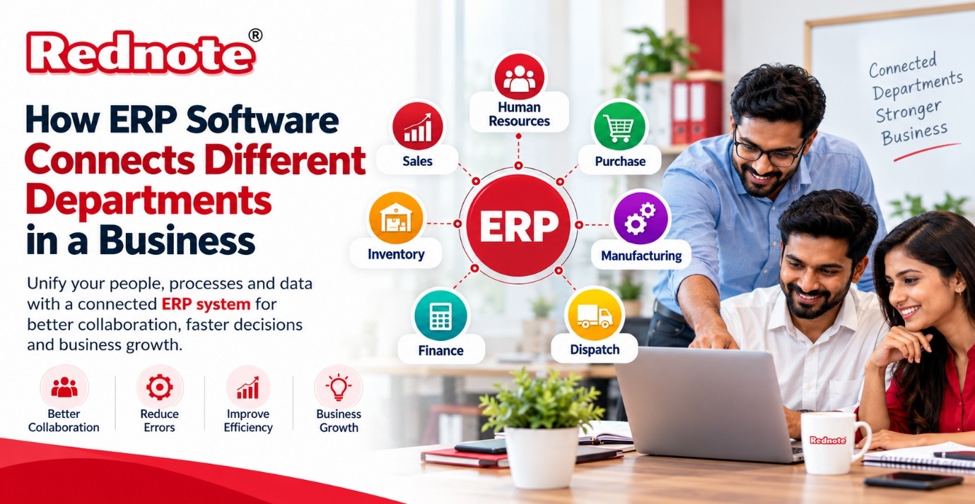 how ERP software connects finance