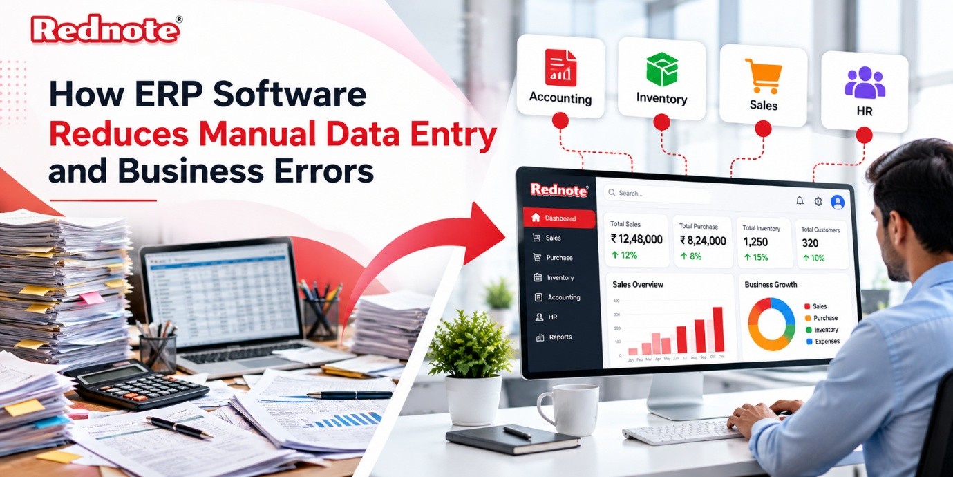 How ERP Software Reduces Data Entry & Errors 
